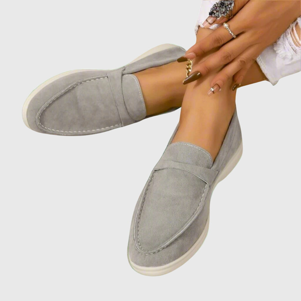 Women’s Orthopedic Slip-On Loafers – Lightweight Supportive Walking Shoes