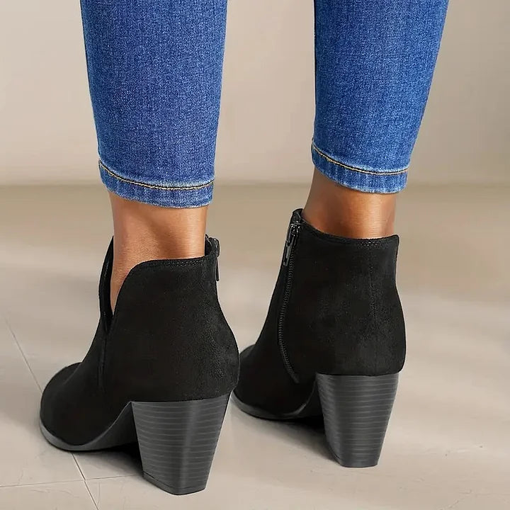 Blair | Classic Block Heel Ankle Boots