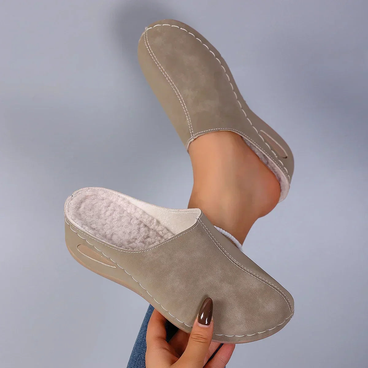 Mirevona | Women’s slides with Side Cut-Outs