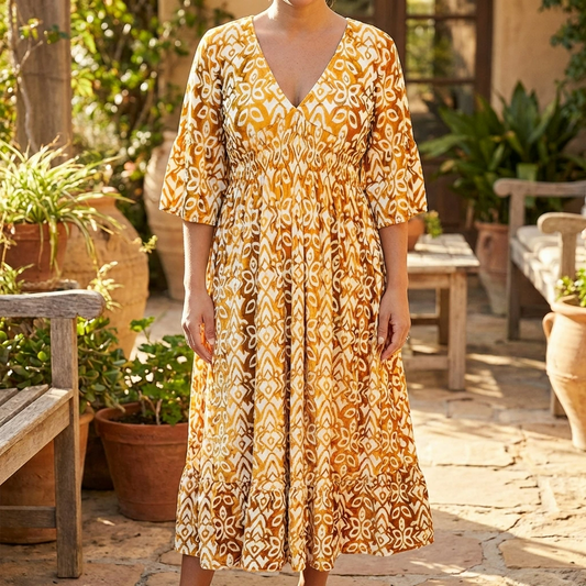 Zeraphine | Women’s Printed Relaxed Midi Dress