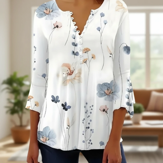 Women’s Floral Summer Top – Light, Elegant & Effortlessly Feminine