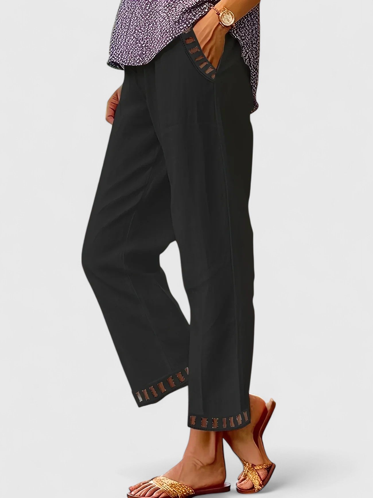 Women’s Light Summer Pants – Relaxed Ankle Fit