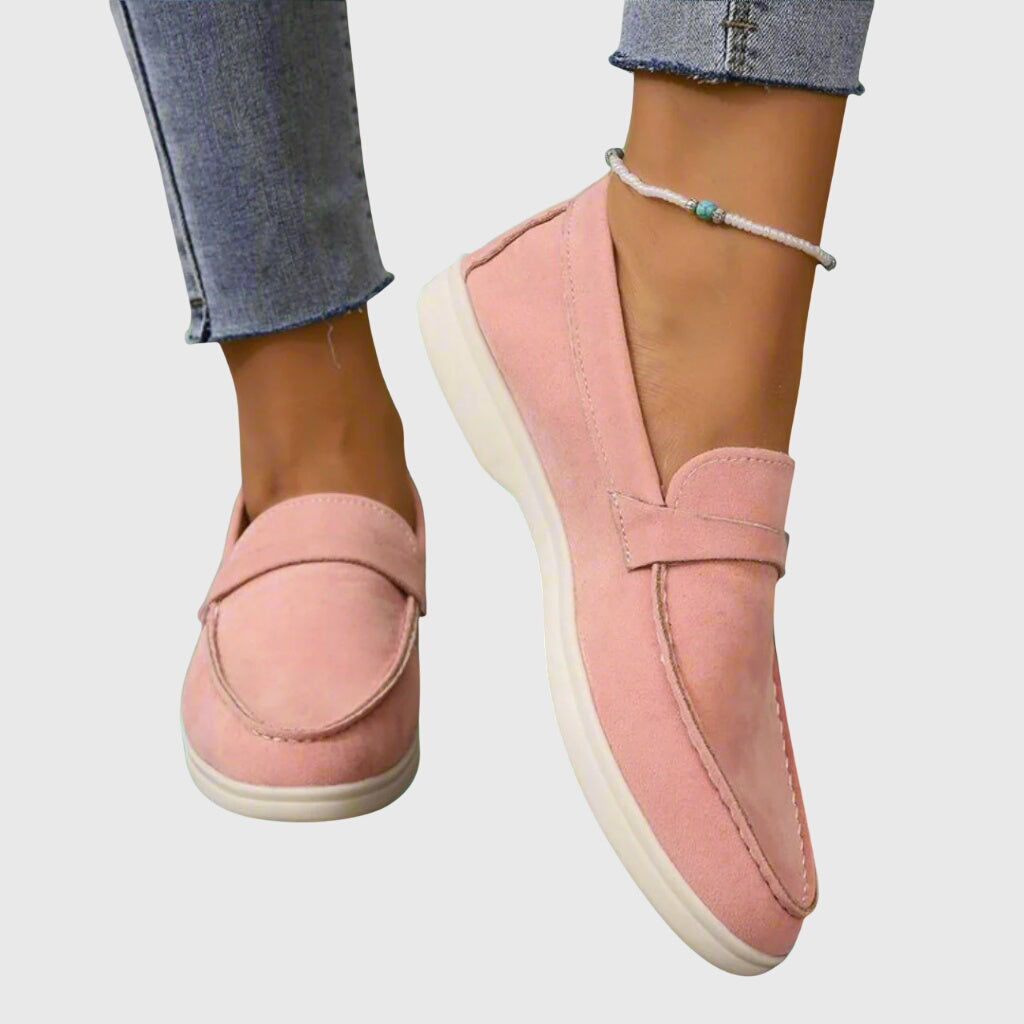 Women’s Orthopedic Slip-On Loafers – Lightweight Supportive Walking Shoes
