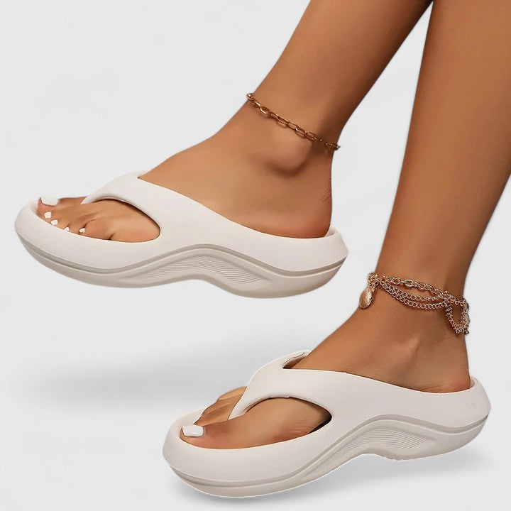 Aurevella | Women’s Orthopedic slides with Cushioned Sole