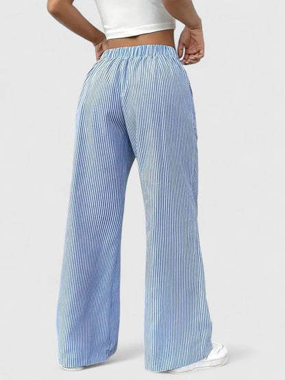 Women’s Boho Pants – Drawstring Relaxed Fit Trousers
