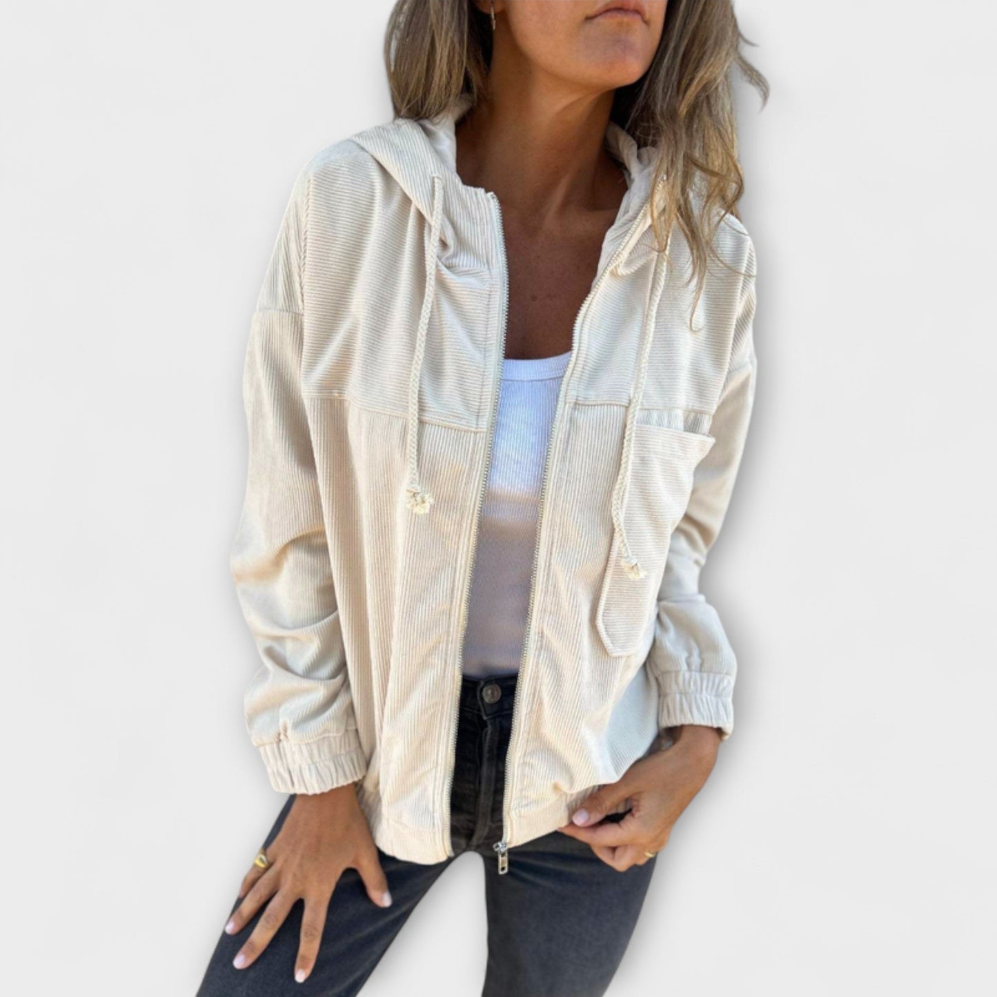 Calyra | Women’s Relaxed Zip Hoodie Jacket
