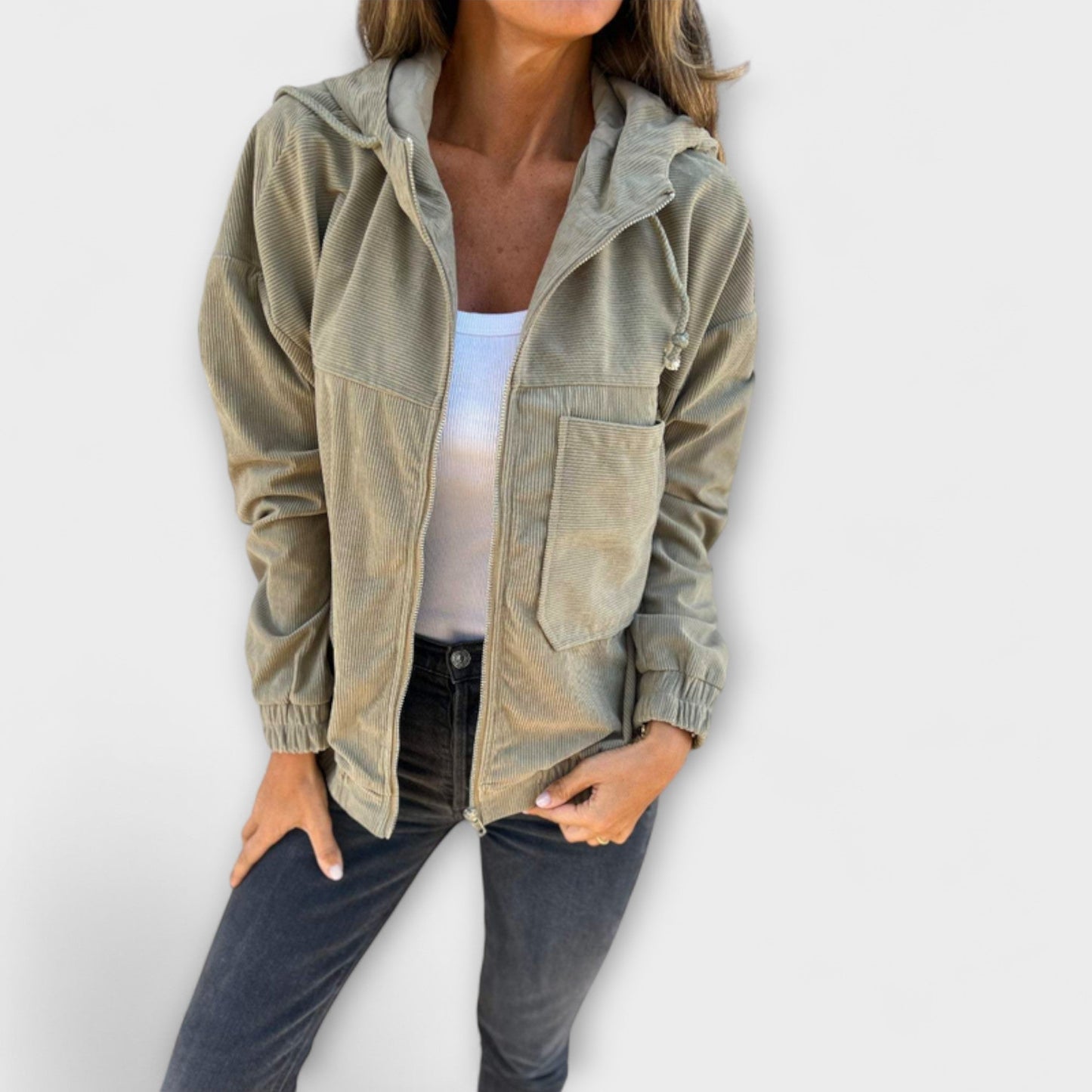 Calyra | Women’s Relaxed Zip Hoodie Jacket