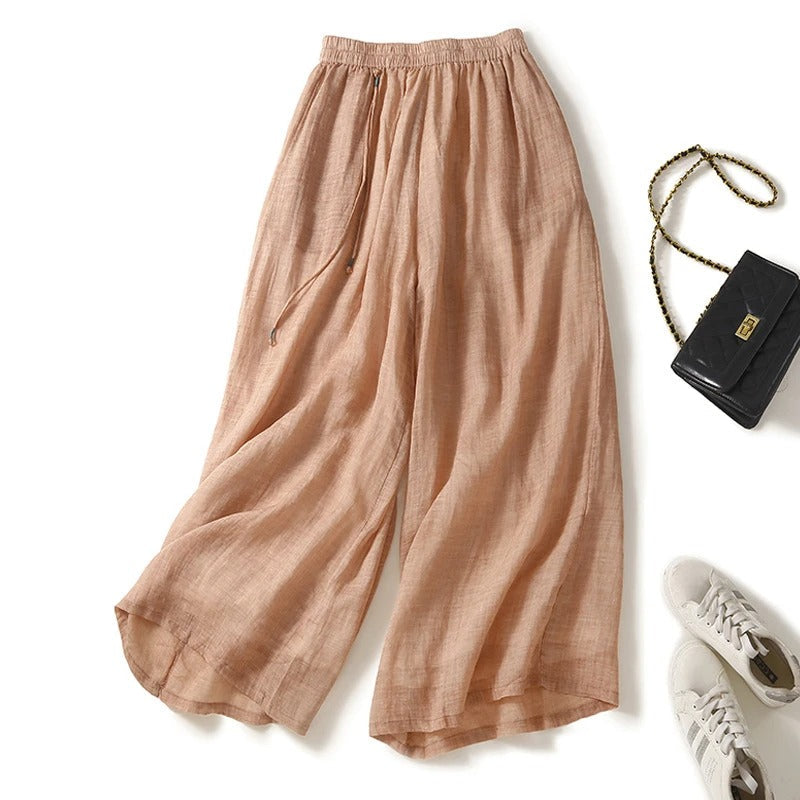 Relaxed Summer Pants – Lightweight Drawstring Pants for Women