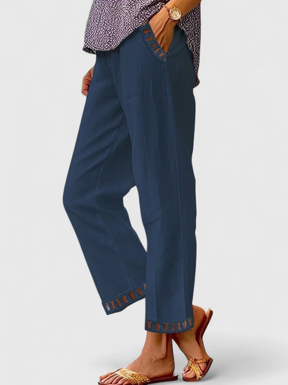 Women’s Light Summer Pants – Relaxed Ankle Fit