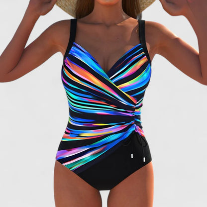 Solviera | Women’s Wrap-Front One-Piece Swimwear