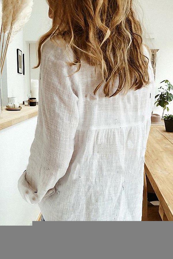 Elowen | Women’s Relaxed Button-Front Airy Blouse
