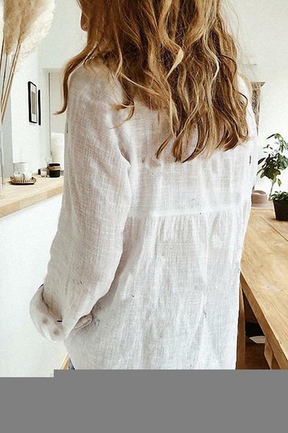 Elowen | Women’s Relaxed Button-Front Airy Blouse