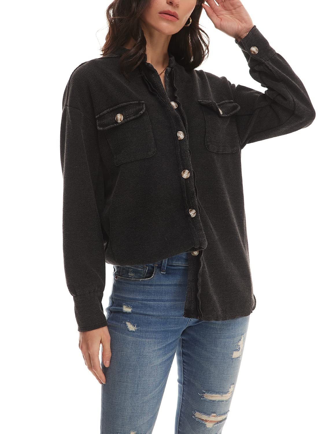 Arvessae | Women’s Button-Front Utility Summer Jacket