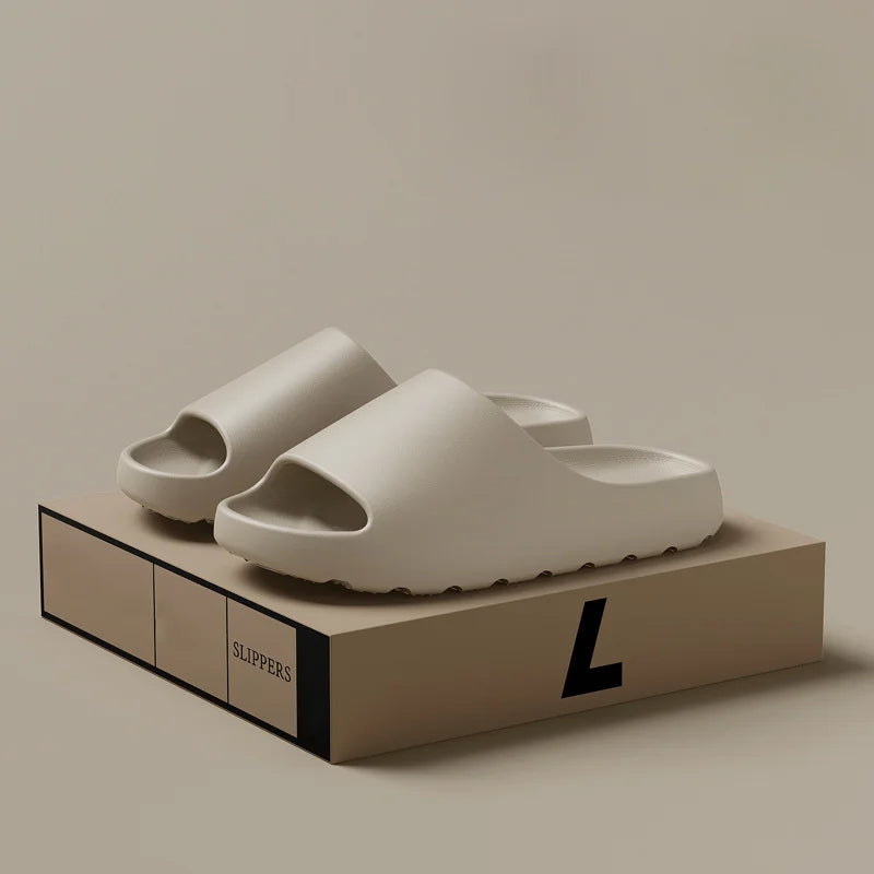 Lunavoye | Unisex Minimal Slides with Cushioned Sole