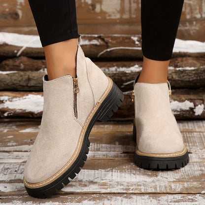 Jordan | Women’s Orthopedic Ankle Boots with Side Zipper