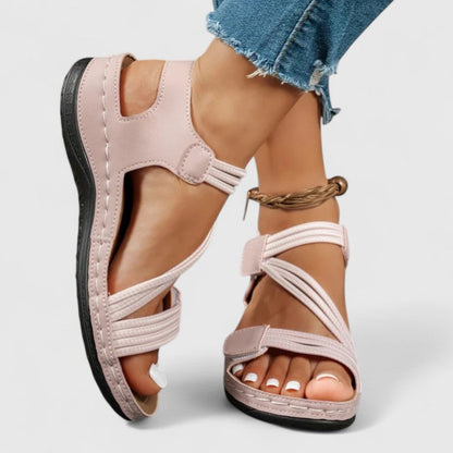 Women’s Orthopedic Sandals with Crisscross Straps