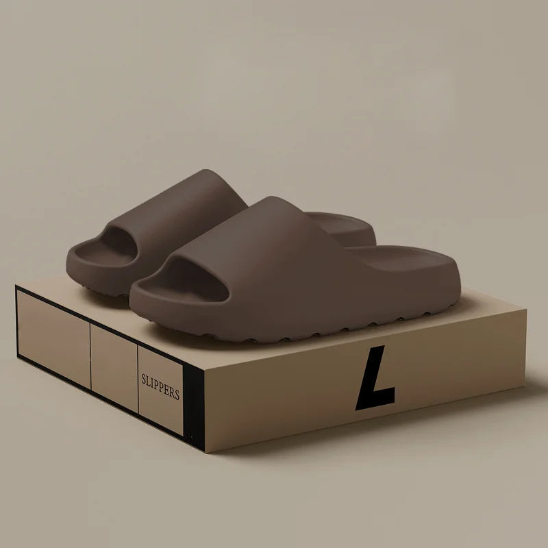 Lunavoye | Unisex Minimal Slides with Cushioned Sole