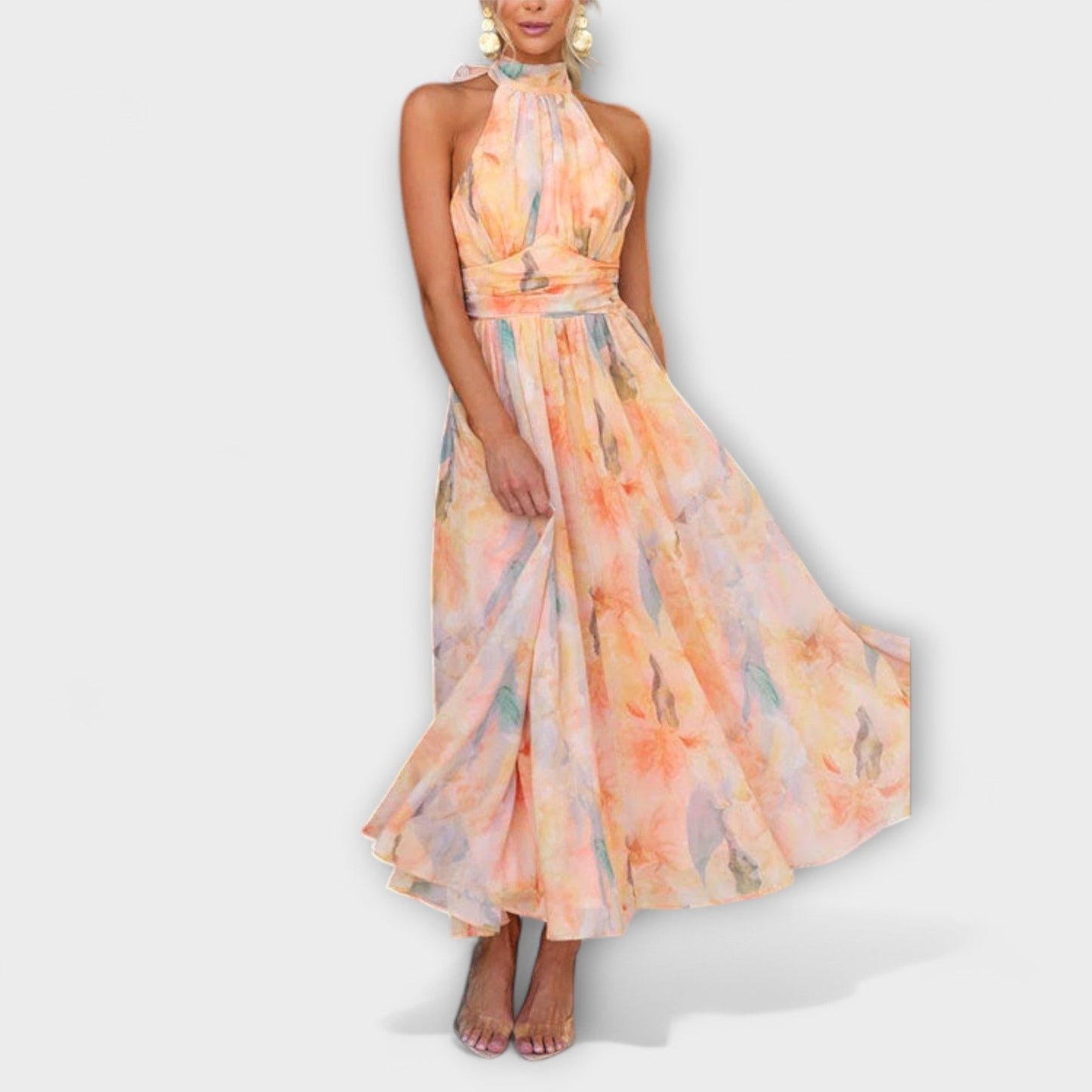 Aurevyn | Women’s Halter Maxi Dress
