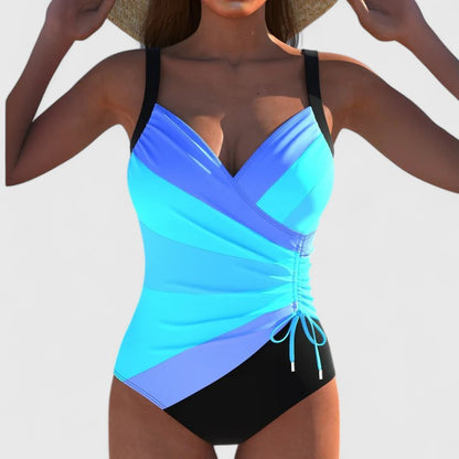 Solviera | Women’s Wrap-Front One-Piece Swimwear