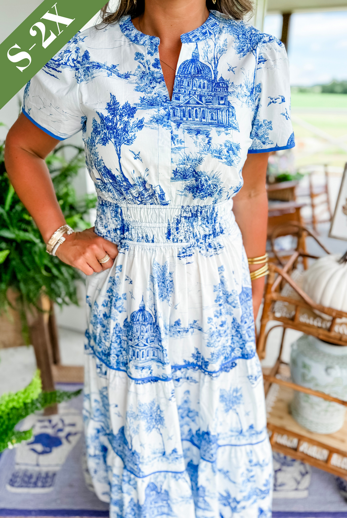 Serelune | Women’s Printed Tiered Maxi Dress