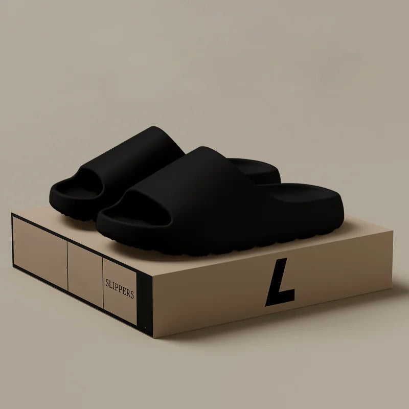 Lunavoye | Unisex Minimal Slides with Cushioned Sole