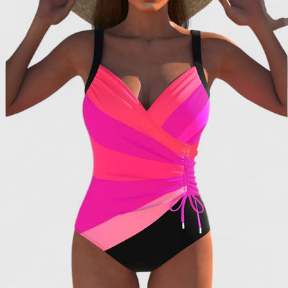 Solviera | Women’s Wrap-Front One-Piece Swimwear