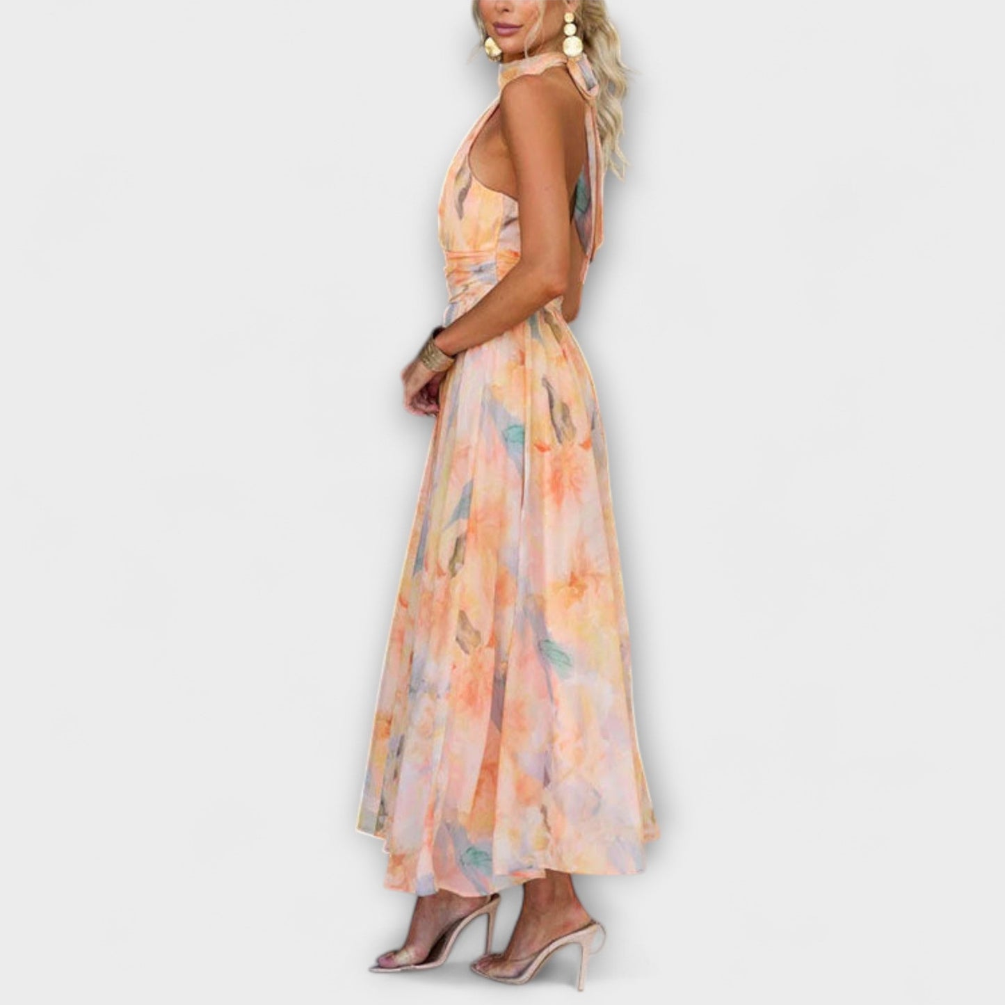 Aurevyn | Women’s Halter Maxi Dress