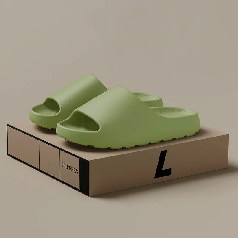 Lunavoye | Unisex Minimal Slides with Cushioned Sole