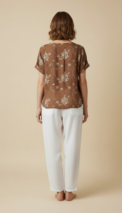 Bravellea | Women’s Relaxed Floral Summer Top