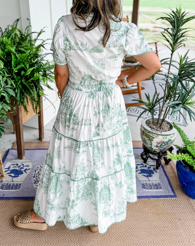 Serelune | Women’s Printed Tiered Maxi Dress