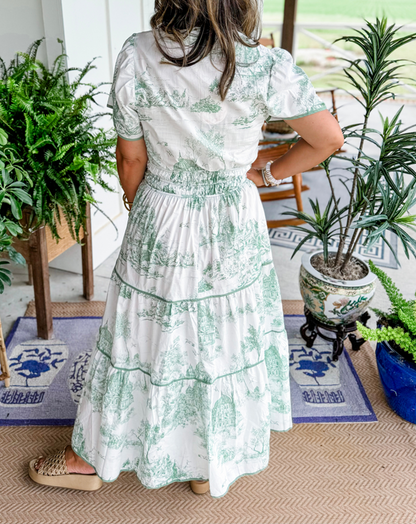 Serelune | Women’s Printed Tiered Maxi Dress