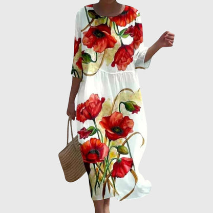 Marielle | Women’s Floral Midi Dress