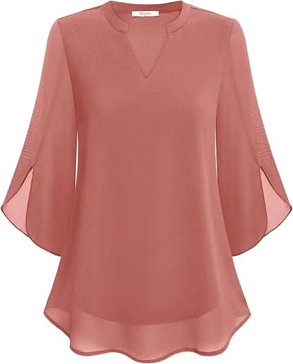 Arielle | Women’s V-Neck Flutter Sleeve Relaxed Blouse