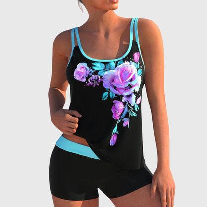 Florévia | Women’s Floral Tankini Swim Set