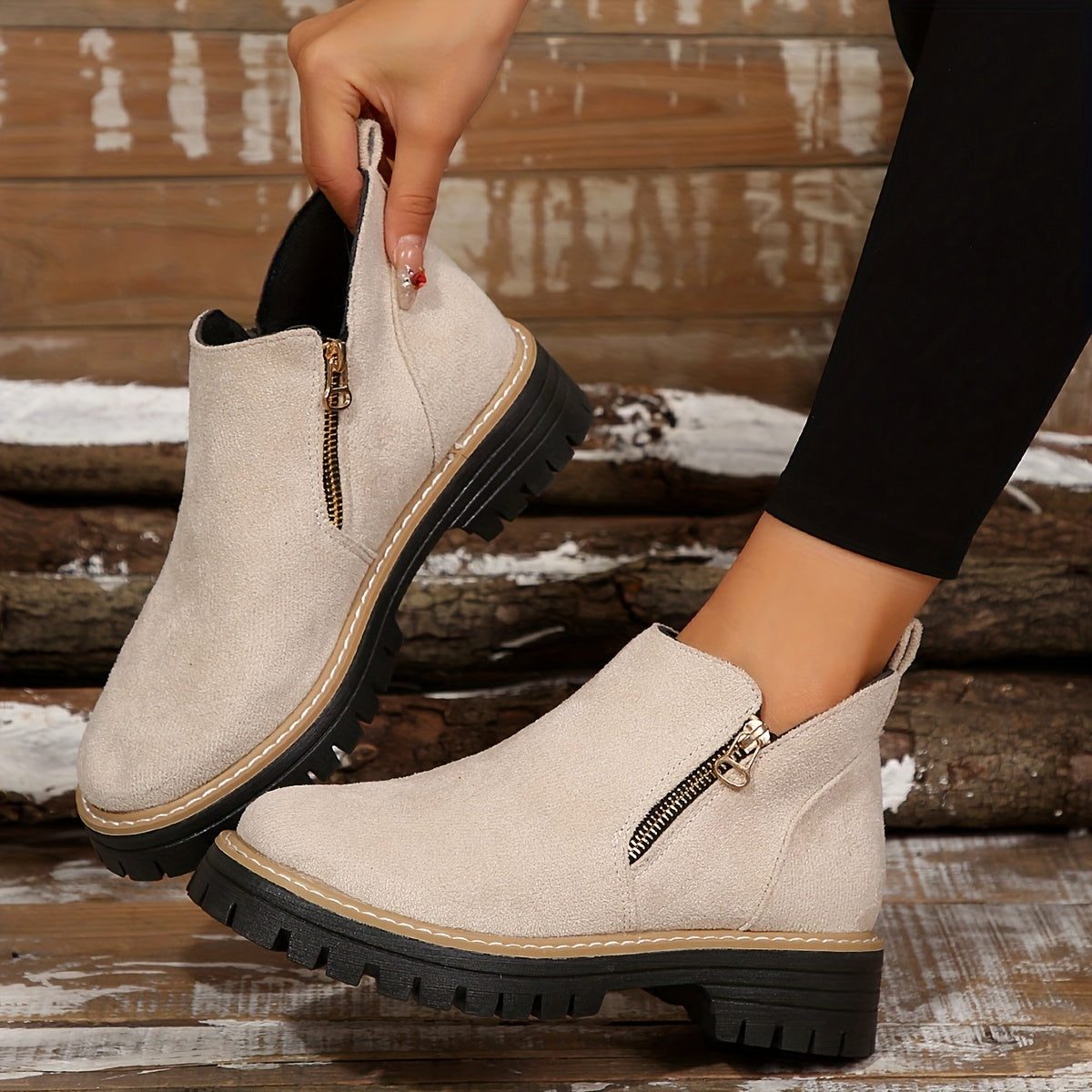 Jordan | Women’s Orthopedic Ankle Boots with Side Zipper