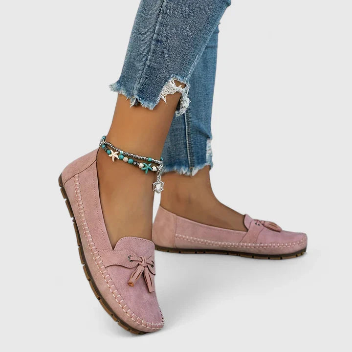 Women’s Orthopedic Slip-On Loafers – Supportive Everyday Walking Shoes