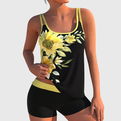 Florévia | Women’s Floral Tankini Swim Set