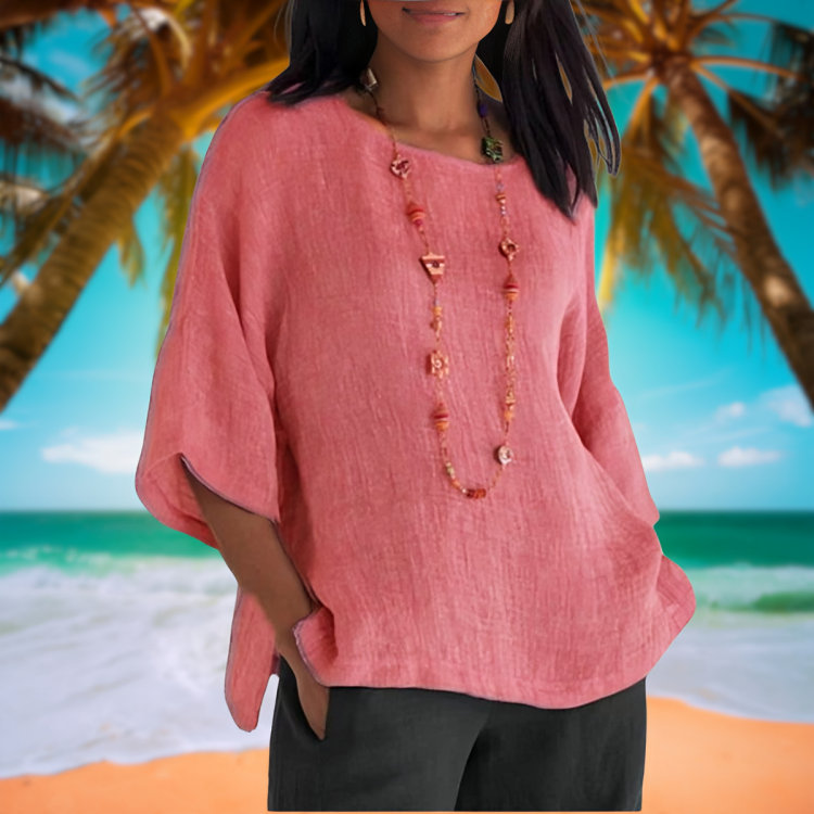 Calithea | Women’s Relaxed Half Sleeve Casual Blouse