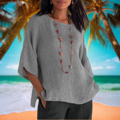 Calithea | Women’s Relaxed Half Sleeve Casual Blouse