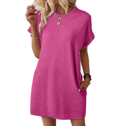 Sarah | Women’s Casual T-Shirt Dress with Pockets