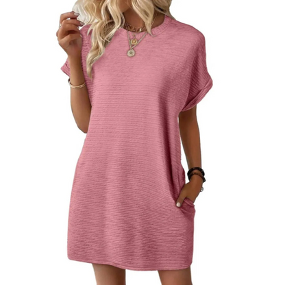 Sarah | Women’s Casual T-Shirt Dress with Pockets