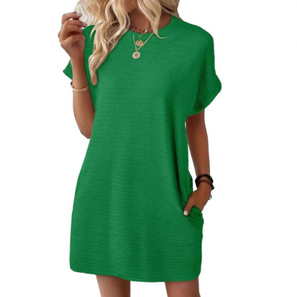 Sarah | Women’s Casual T-Shirt Dress with Pockets