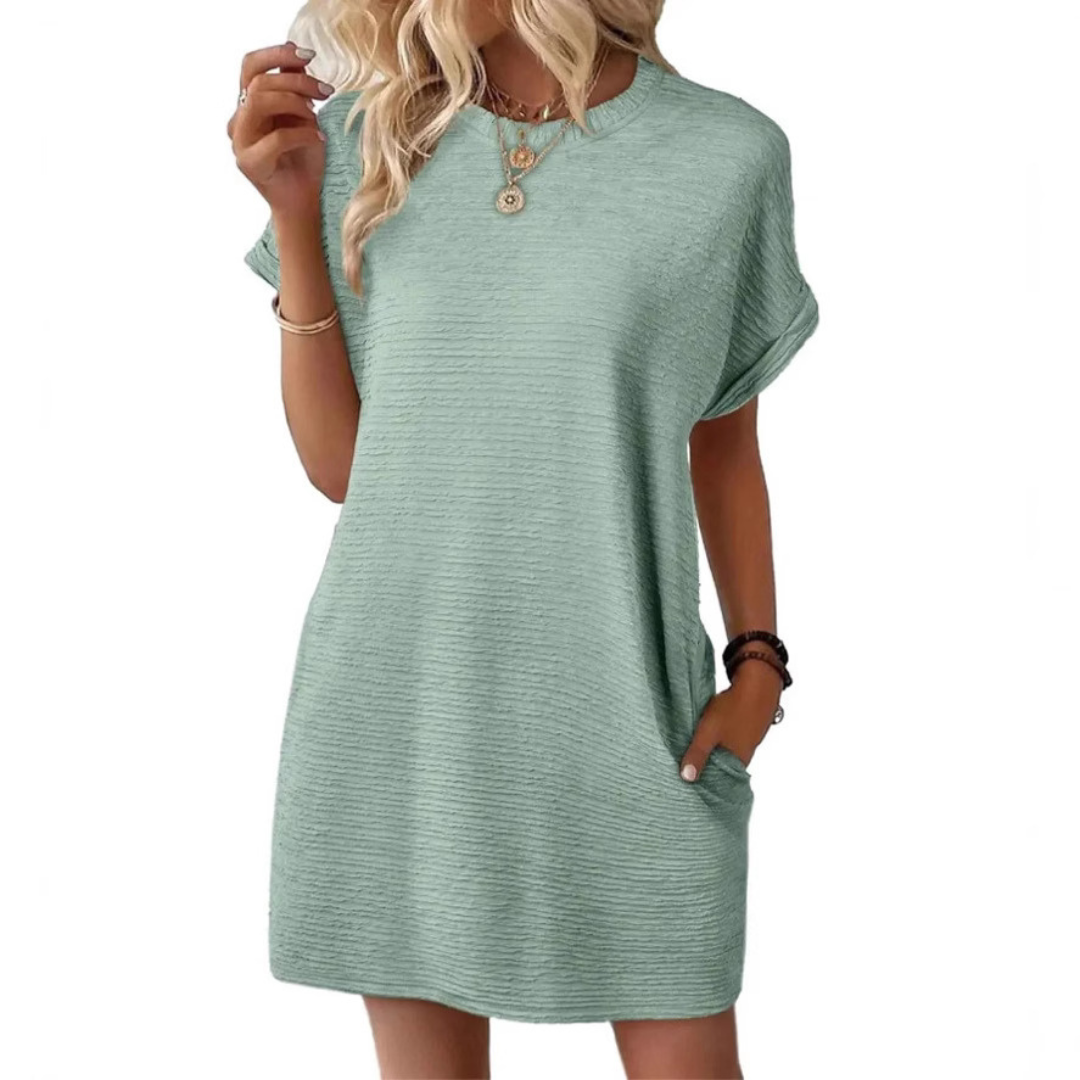Sarah | Women’s Casual T-Shirt Dress with Pockets