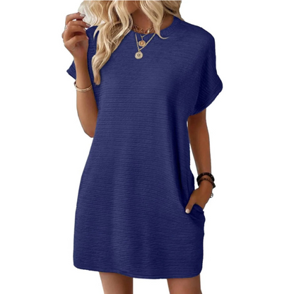 Sarah | Women’s Casual T-Shirt Dress with Pockets