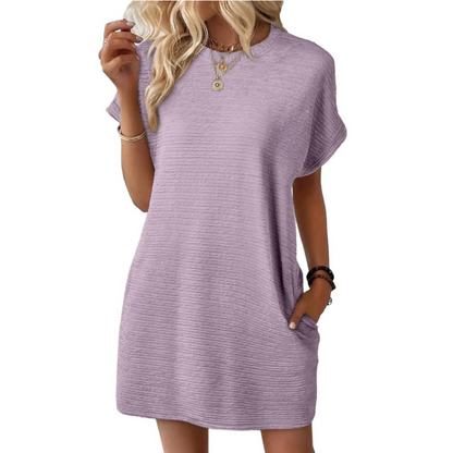 Sarah | Women’s Casual T-Shirt Dress with Pockets