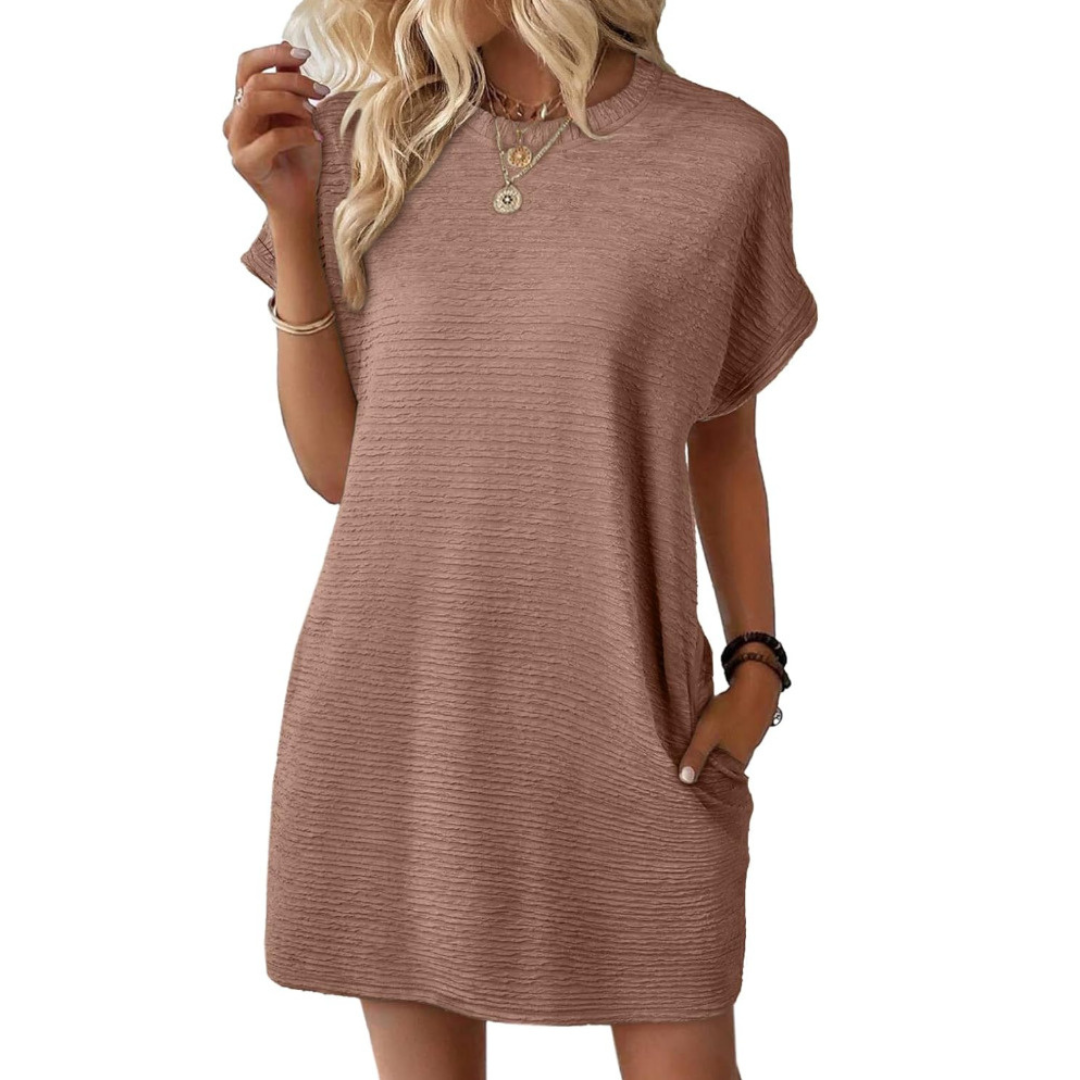 Sarah | Women’s Casual T-Shirt Dress with Pockets