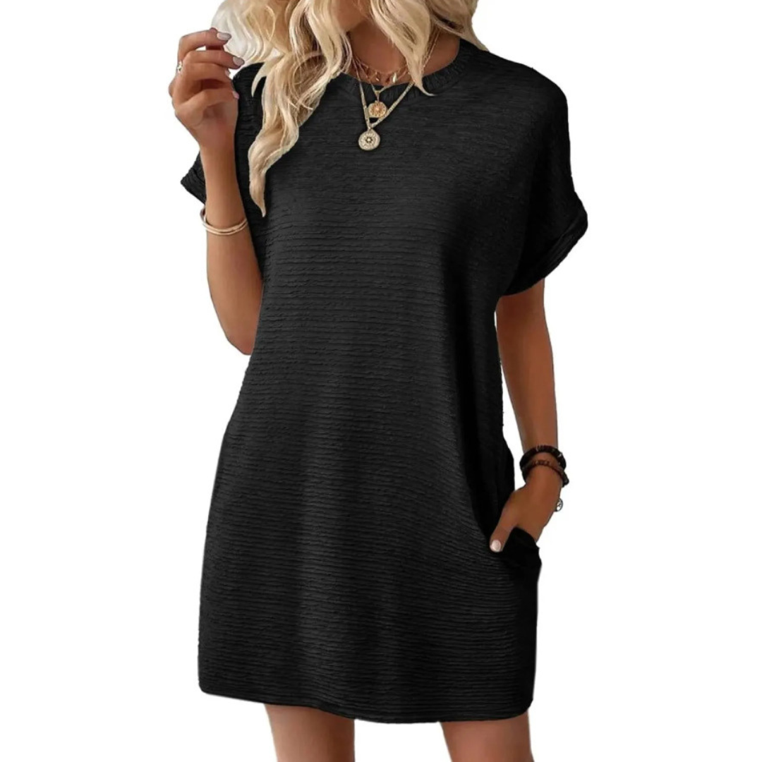 Sarah | Women’s Casual T-Shirt Dress with Pockets