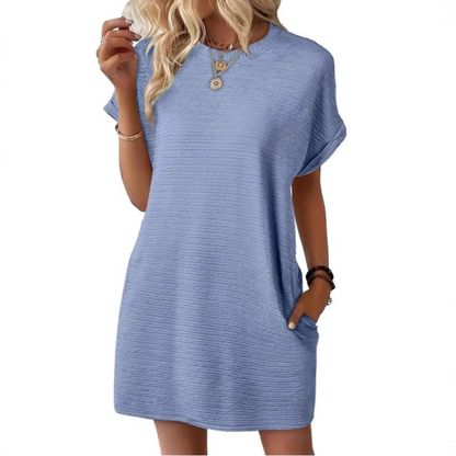 Sarah | Women’s Casual T-Shirt Dress with Pockets