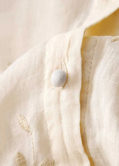 Celestine | Women’s Embroidered Button Front Relaxed Blouse
