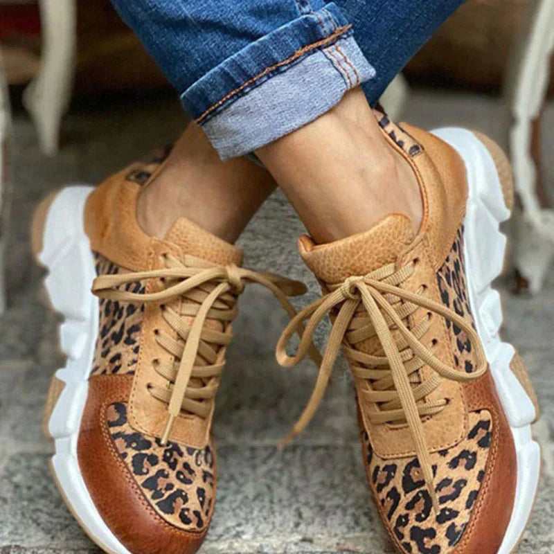 Nancy | Women’s Orthopedic Chunky Lace-Up Sneakers